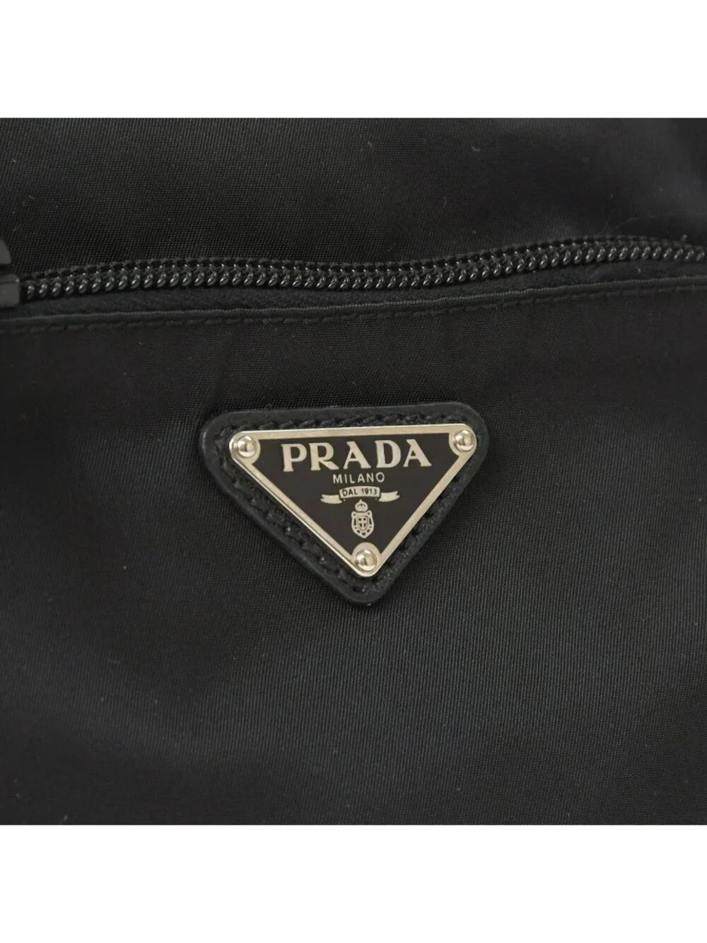 Prada Re-Nylon Travel Bag Carry on Pouch Nylon Saffiano Leather Triangle Logo